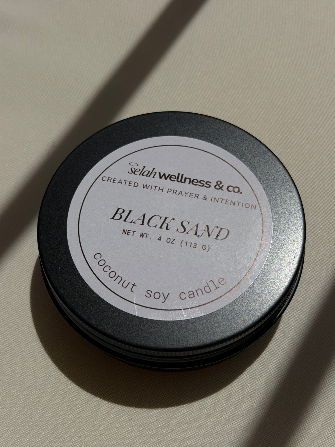 black sand | candle